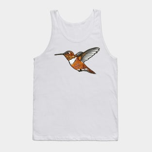 Rufous Hummingbird Tank Top